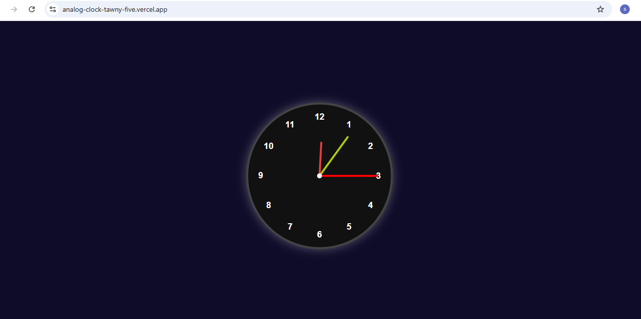 Analog Clock Project